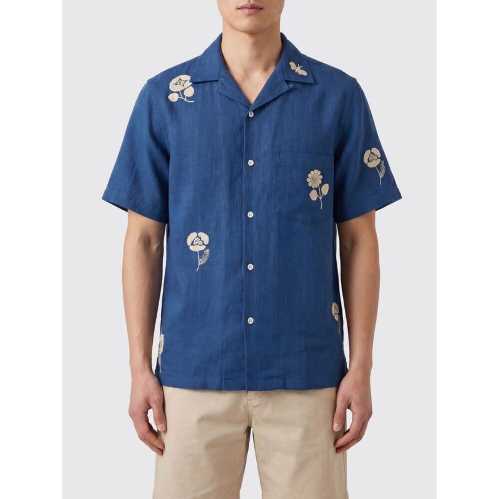 Portuguese Flannel Shirt Men Blue